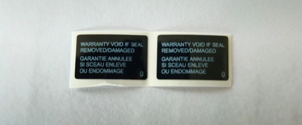 PlayStation 4 Pro Warranty Stickers – Replacement Security Labels Console x 2
