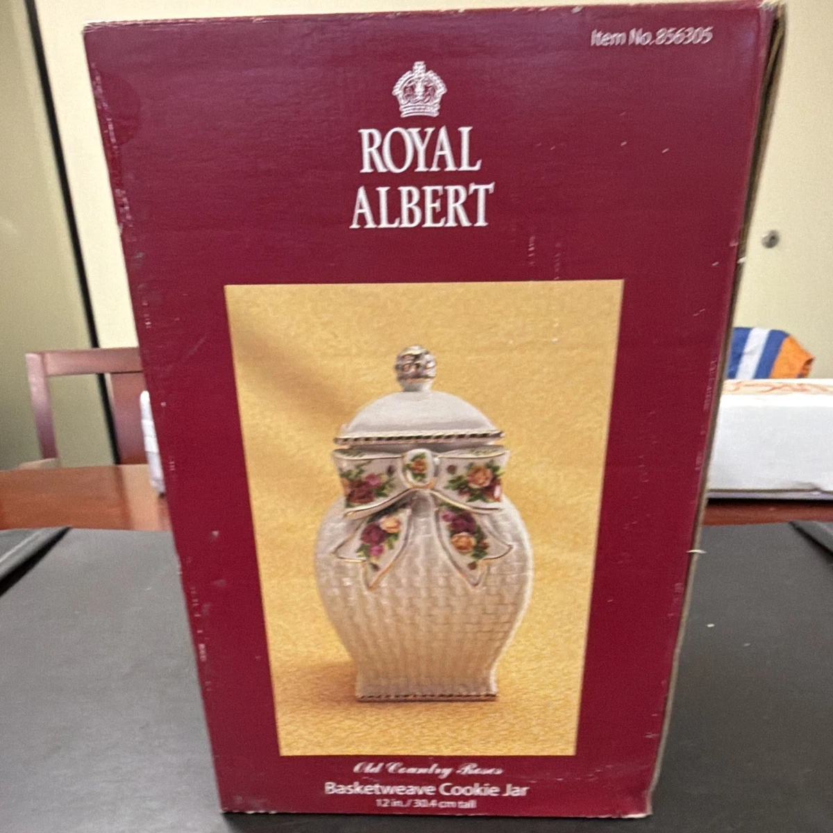 訳あり　ロイヤルアルバート　バードハウス　クッキージャー Old Country Roses Cookie Jar for sale | eBay