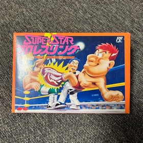 NES Box With Instruction Manual Pony Superstar Pro Wrestling Famicom JPN  Vintag