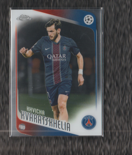 2025-26 Topps Chrome UEFA Club Competitions Khvicha Kvaratskhelia
