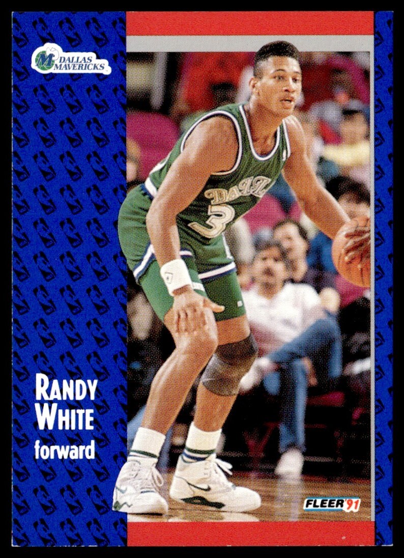 1991-92 Fleer Randy White Dallas Mavericks #47