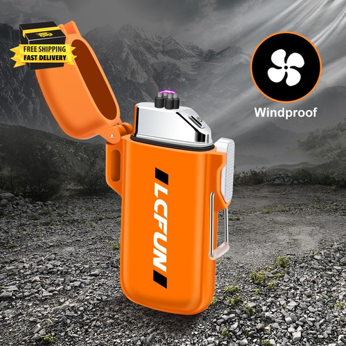 Electric USB Rechargeable Flameless Lighter Windproof Plasma Arc Lighter for Cam - Picture 6 of 8