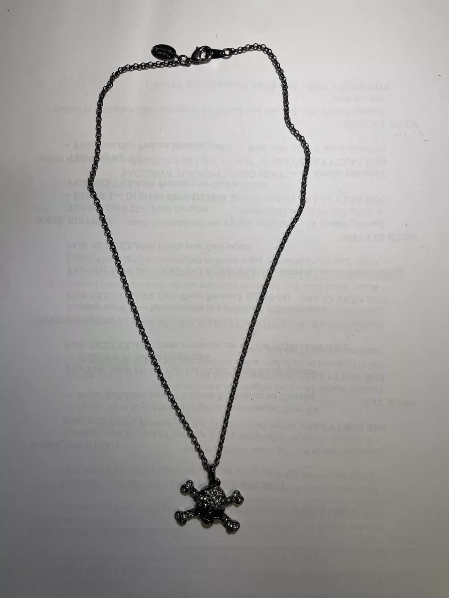 Skull vivienne westwood necklace deals