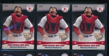 Lot (3) 2011 Choice #15 Michael McKenry Pawtucket Red Sox (CN20) SWSW6