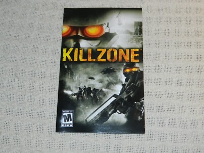 Sony Playstation 2 PS2 Killzone Instruction Manual ONLY