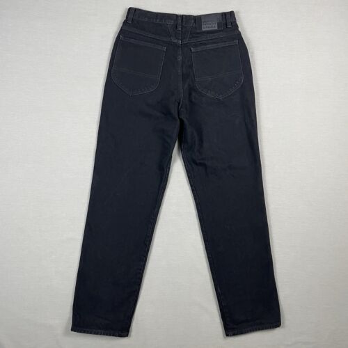 Pantalones de mezclilla de colección Marithe Francois Girbaud para mujer talla 9 largos 27x32 negros cónicos años 90 Y2K - Imagen 3 de 12