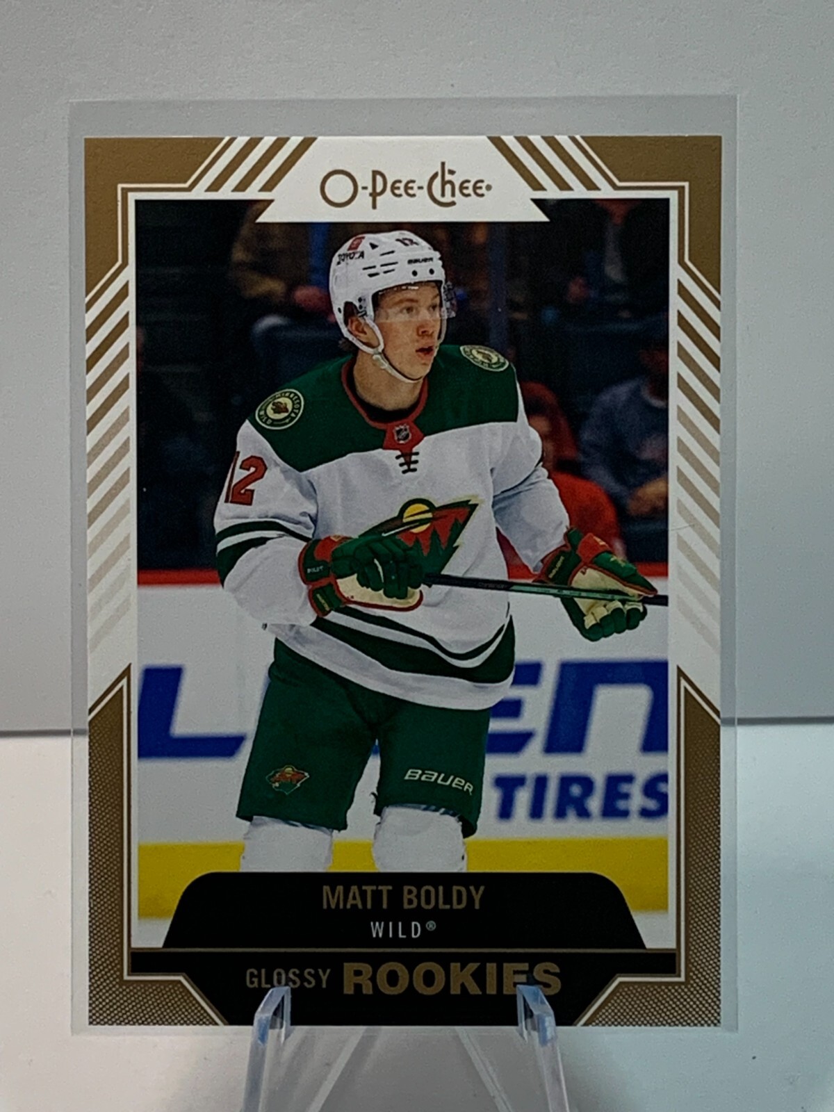 Matt Boldy #R-6 Hockey Cards 2022 Upper Deck O Pee Chee Glossy trading card — raw and PSA graded price guide