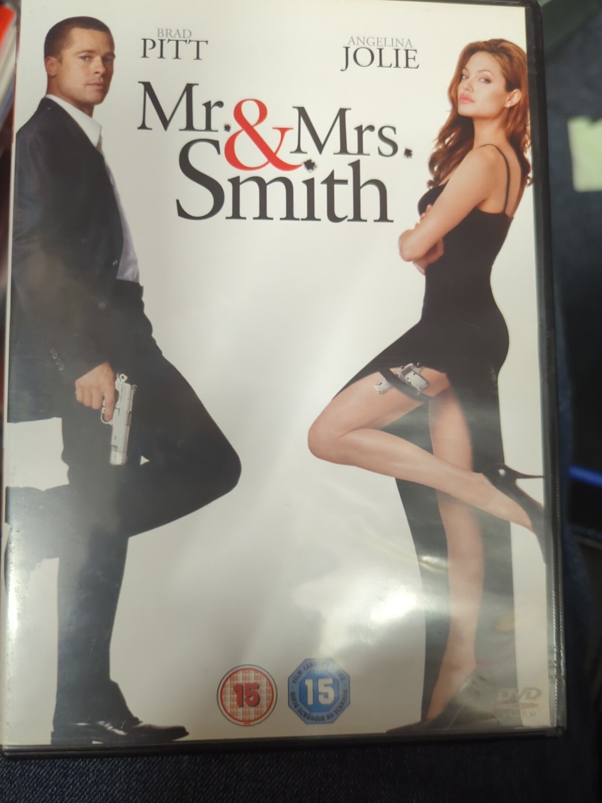 Mr & Mrs Smith  DVD  2005  Cert 15