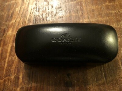 Nice Coach Brand Black Leather High End Sunglasses Eyeglasses