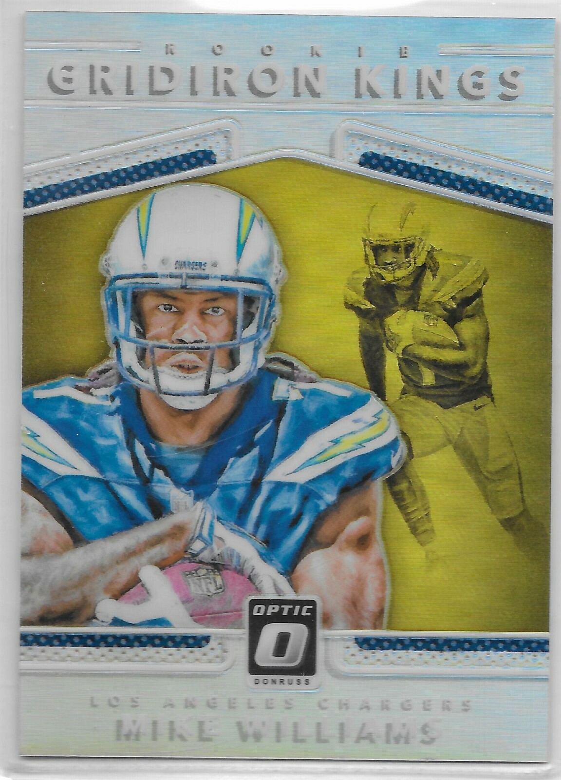 2017 Optic Gridiron Kings #18 Mike Williams RC Los Angeles Chargers Clemson