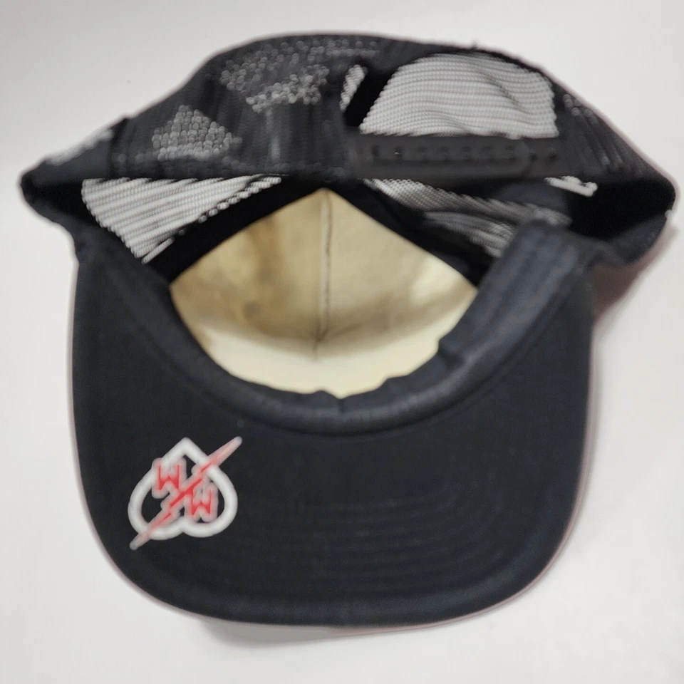 Металлический Mulisha сердце сетки молнии красный черный бейсбольная кепка Быстрая доставка - Изображение 4 из 4