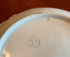 Antique THREE CROWN China Germany Porcelain Bowl Roses 9 inch — photo 7