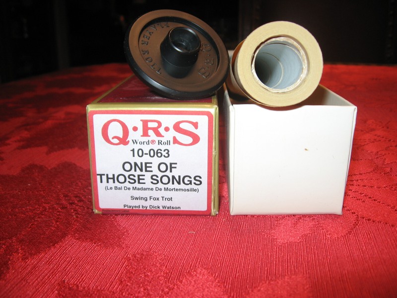 One of Those Songs - QRS Player Piano Roll #10-063: Hear It Play!
