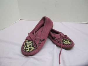 hot pink moccasins