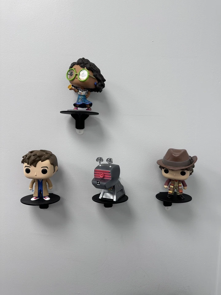 Funko Pops 4 Floating Shelves, For Out of box wall display, 3D Printed - Image 4 of 4