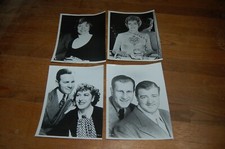 Jullie Andrews, Carol Burnette, Abott and Costello Glossy B&W Photo Lot of 4