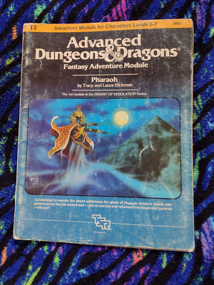 I3 Pharaoh AD&D Module TSR Dungeons & Dragons 1st Edition D&D | eBay