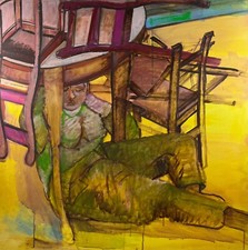 Brigitte Tietze Berlino Ovest Donna Sotto Il Tavolo Fallimento #162 Espressivo