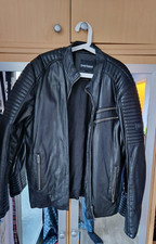 Bruno Banani Lederjacke Schwarz M