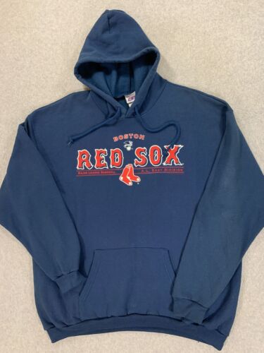 Boston Red Sox Baseball Hoodie Sweatshirt (Men's XL) Blue - Picture 1 of 11