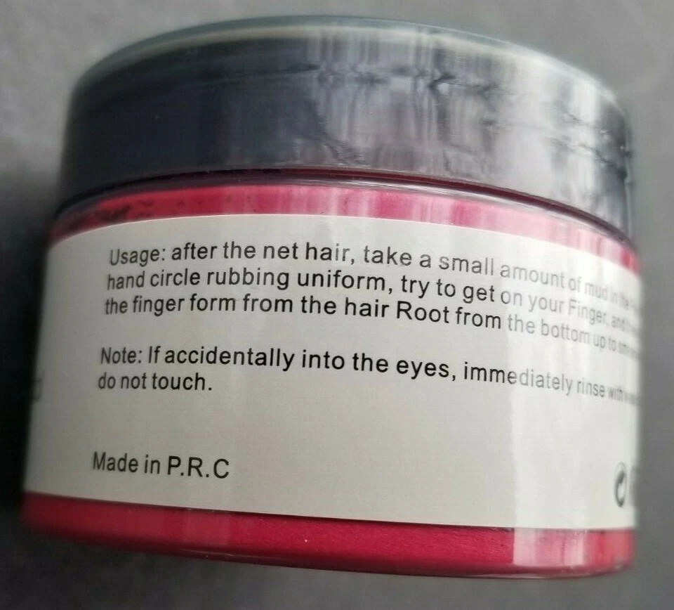 男女通用 DIY 头发颜色蜡泥染料霜临时建模颜色 Mofajang — 第 2/4 张图片