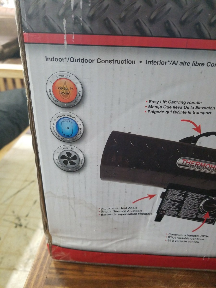Thermoheat 30,000-60,000 BTUS Portable LP Heater | eBay
