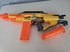 Nerf STAMPEDE ECS-50 N-Strike Automatic BLASTER W/ 18 dart mag no ammo