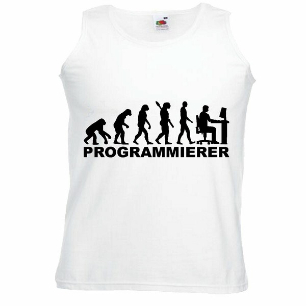 Tank Top PROGRAMADOR - WINDOWS - HTML - PHP - HTML 5 sin mangas en blanco