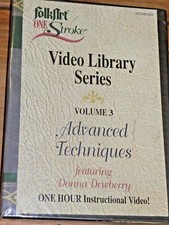 Donna Dewberry Folk Art One Stroke ADVANCED TECHNIQUES - DVD - NEW