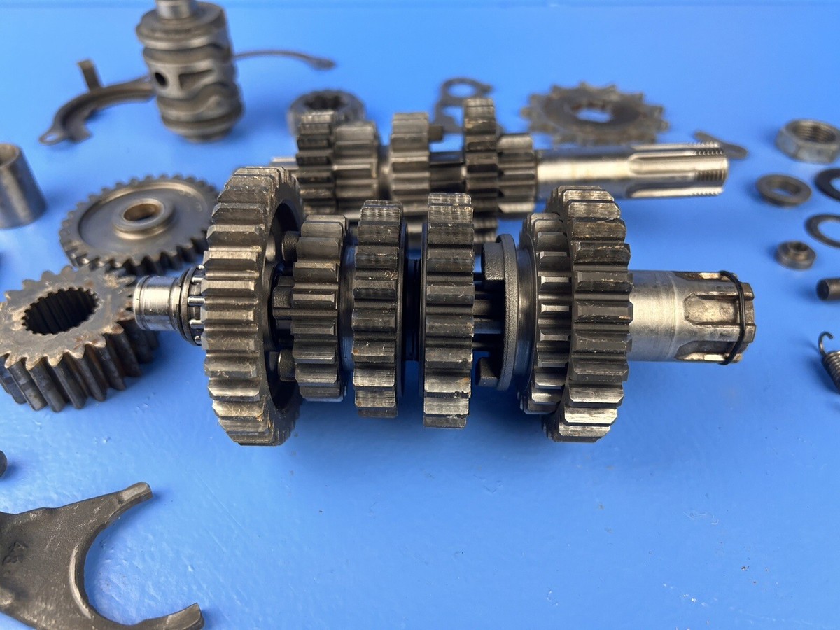 かに様 87-88 Kawasaki KDX200 Transmission Shift Drum Forks Shaft Gears