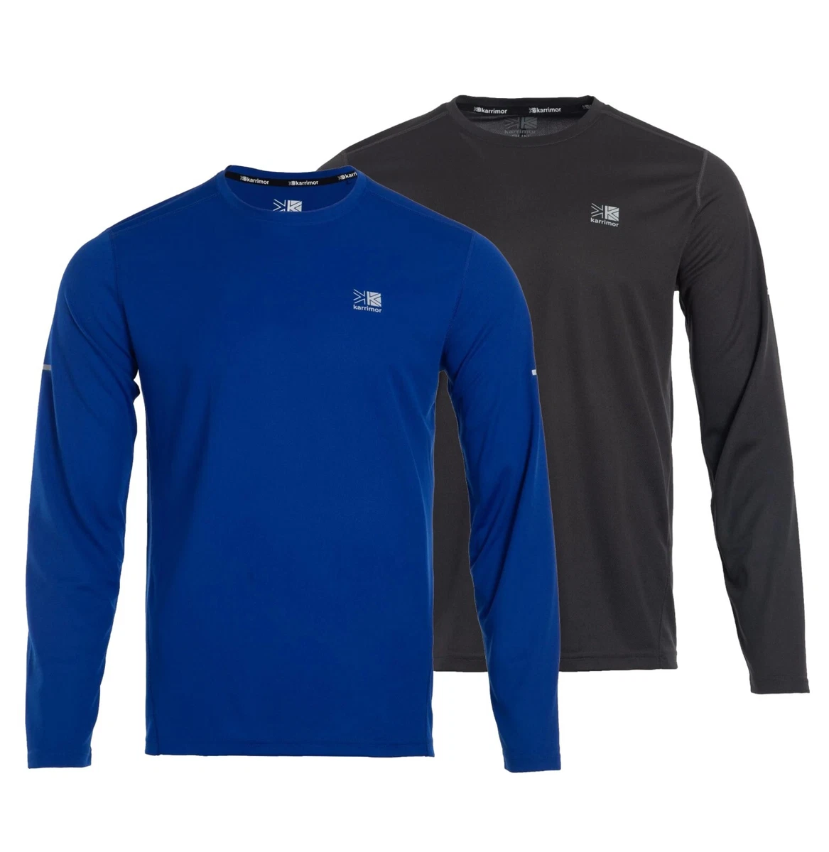 Mens Karrimor Sportswear Pull Over Long Sleeve Run T Shirt Sizes