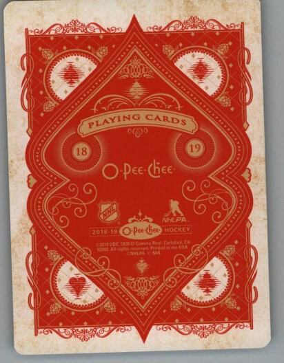 2018-19 O-Pee-Chee Playing Cards #8C Gabriel Landeskog (ref 125148) - Image 2 of 2