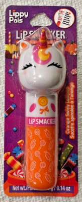 Lippy Pals, Lip Smacker, Orange Swirly Lollipop, Lip Balm, 0.14 oz., Lippy Pal