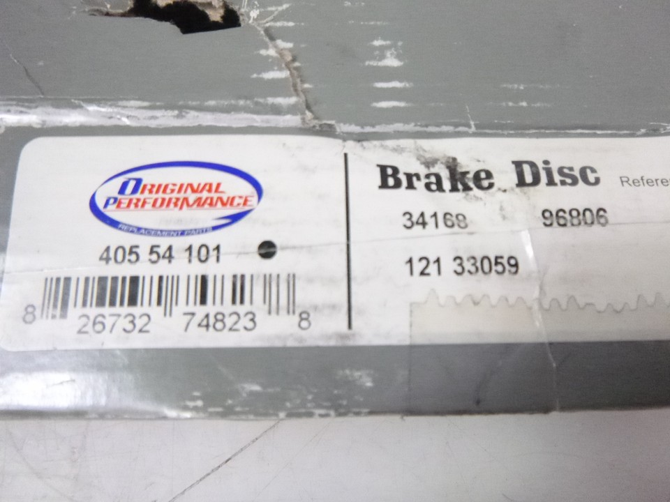 Pair Original Performance 121.33059 Vented Front Brake Rotor For Audi ...