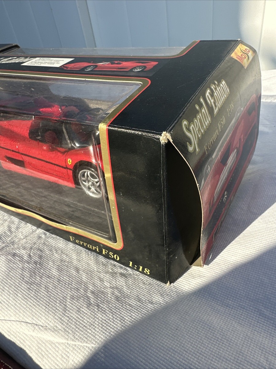 MAISTO SPECIAL EDITION 1:18 SCALE 1995 FERRARI F50 RED - NIB | eBay