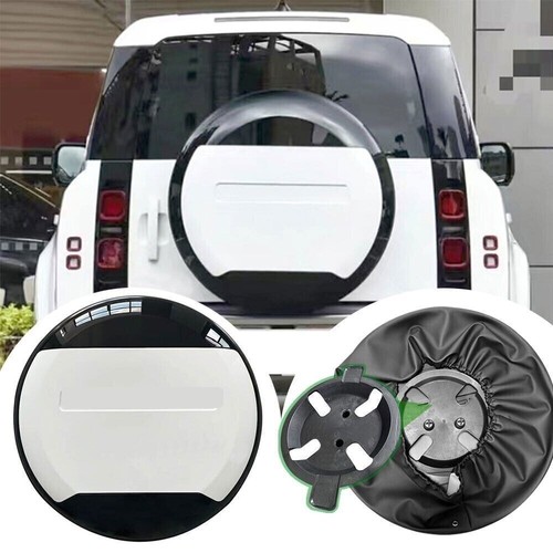 Fuji White w/Bracket Rear Spare Tire Tyre Wheel Cover For Defender 90 2020-2024 - Picture 1 of 9