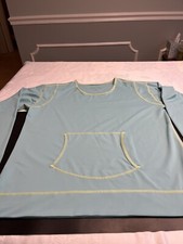 Athleta Blue Long Sleeve Rash Guard Beach Pool Swim Top Shirts Women s M