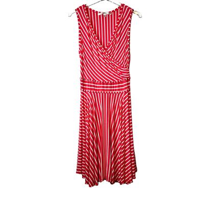Pink Max Studio Summer Dresses Summer Strolls Halter Neck Tie Midi Dress  Hot Pink Medium
