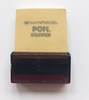 Vintage First Class Mail Sanford POM Stamper 00234 Red