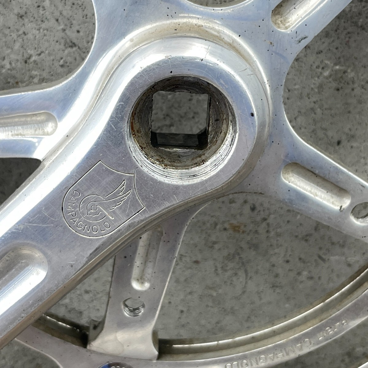 パーツ Campagnolo Record 170mm BCD135 P45QF Campagnolo Chorus 135BCD 170mm 9/16