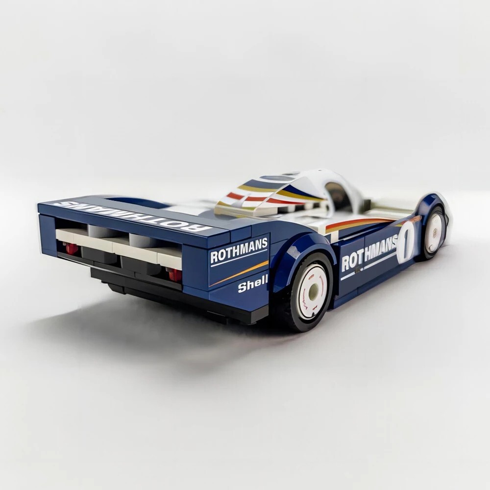 MOC LEGO Car- Porsche 956 1982 Year Le Mans Building Block