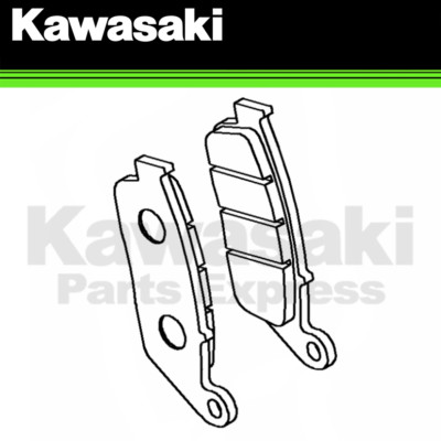 NEW 2017 - 2025 GENUINE KAWASAKI VERSYS X 300 FRONT BRAKE PAD SET