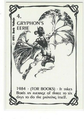 1991 BORIS VALLEJO SINGLES #'S 1-90 - Picture 4 of 4