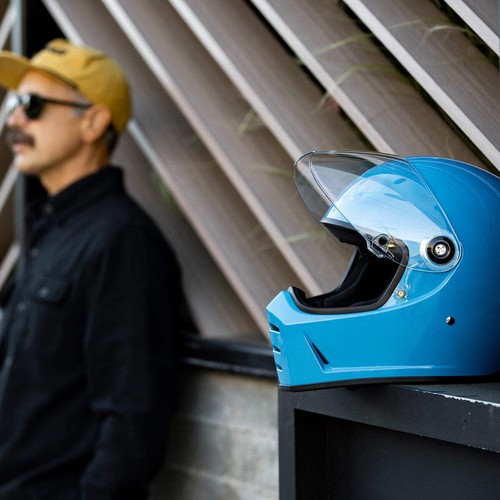 Lane Splitter ECE R22.06 Helmet - Gloss Tahoe Blue - Bild 17 von 27