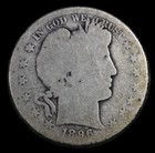 1896-S Silver Barber Half Dollar 50c San Francisco Mint -Fair -Svn581
