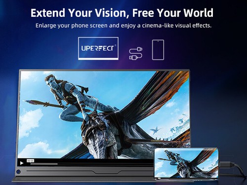 18,0 Zoll Portable Monitor 144Hz Tragbarer Monitore FHD 2560*1600 IPS für Mobile - Zdjęcie 13 z 17