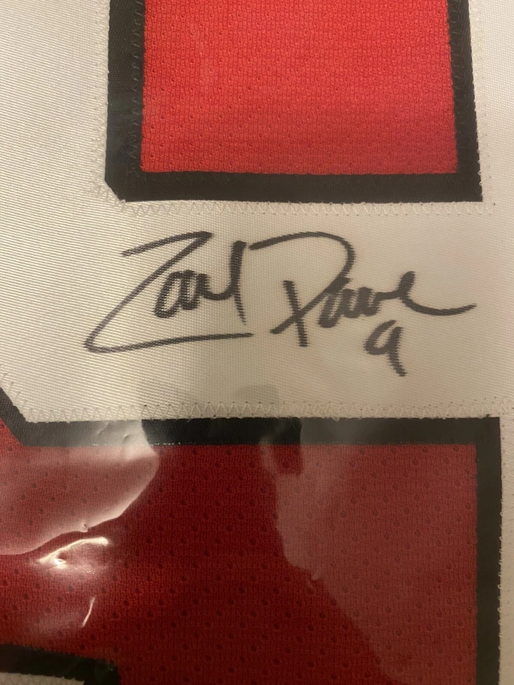 CAMISETA FIRMADA POR ZACH PARISE New Jersey Devils Steiner Sports certificado de autenticidad y hockey sioux Foto 2 de 4