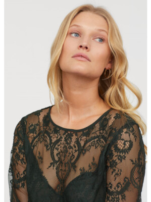 chinese dress ladies MARC JACOBS Size 4 Black Nylon Lace Sequined A-Line Dress  Sui Generis  Designer Consignment