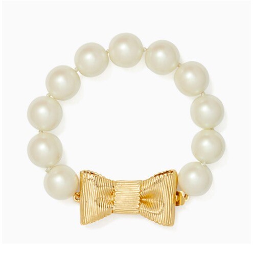 【kate spade】オールラップアップパールブレスレット o0ru1740 New KATE SPADE All Wrapped Up in Pearls Bracelet Dust Bag