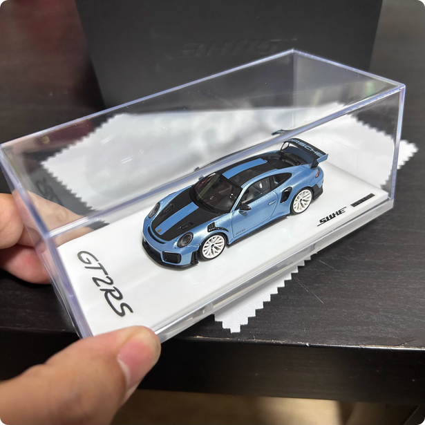 SUHE 1/64 TP Porsche GT3 911 GT2 RS Hiroshi Fujiwara resin car